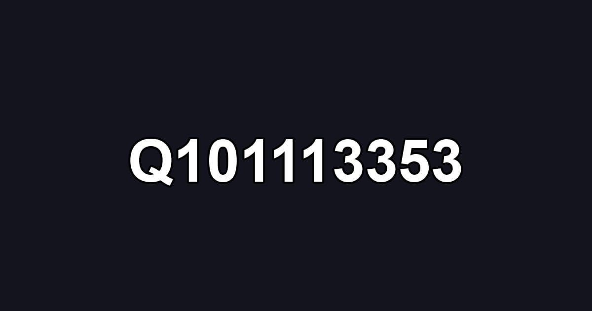 Q101113353