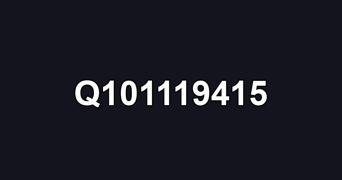 Q101119415