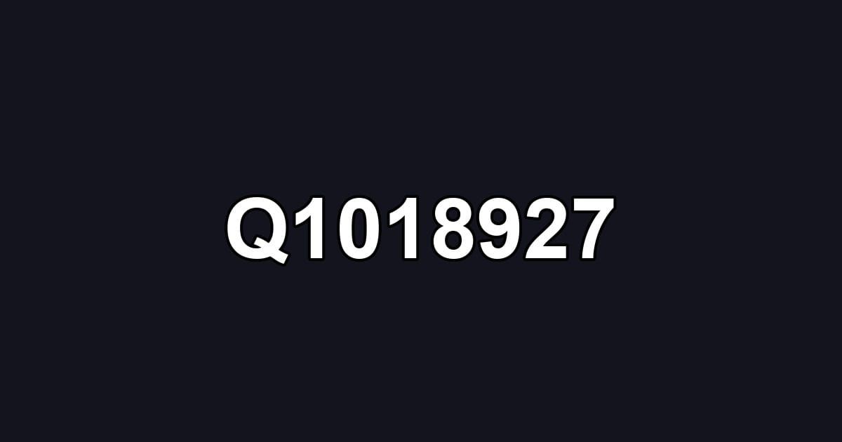 Q1018927