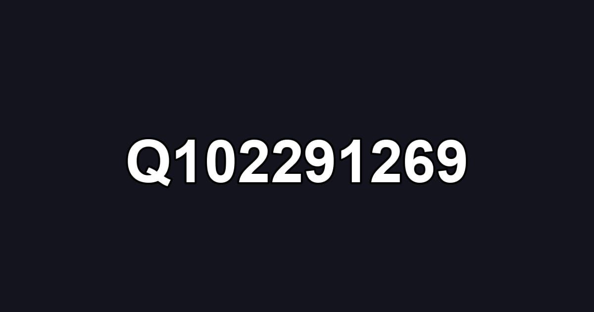 Q102291269