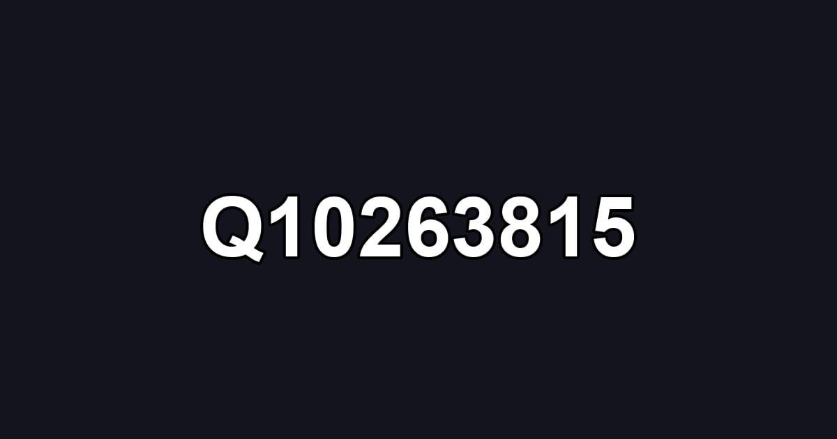 Q10263815