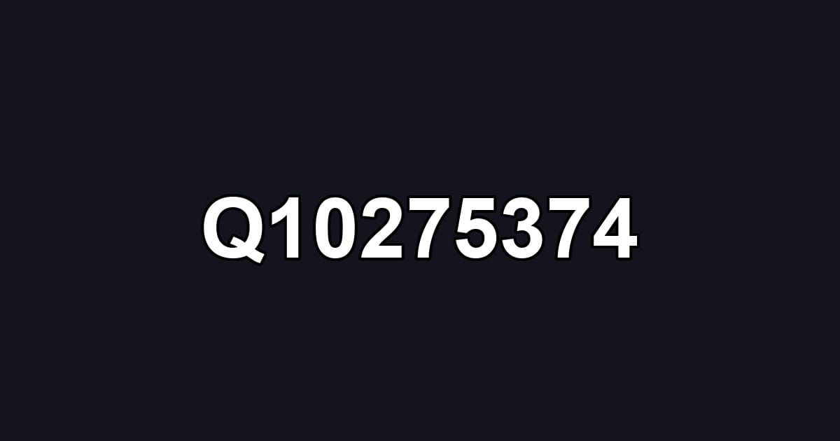 Q10275374