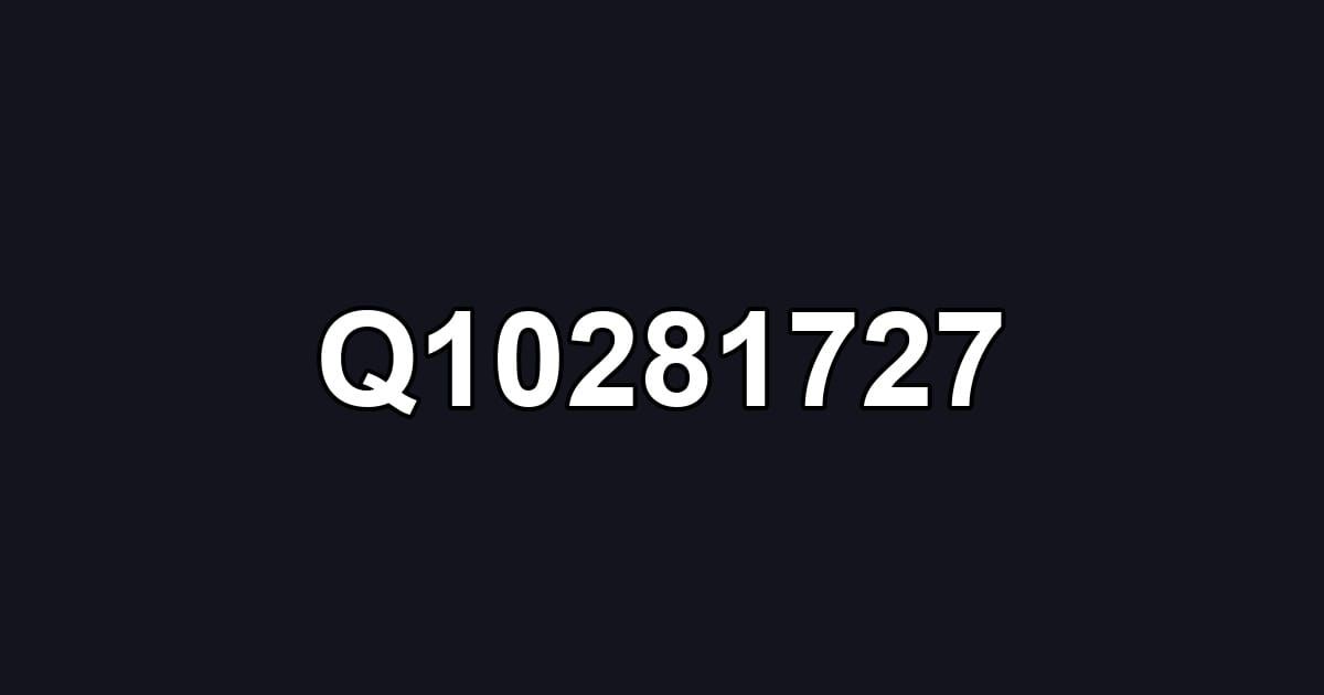 Q10281727