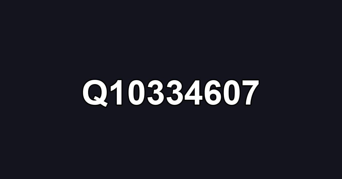 Q10334607