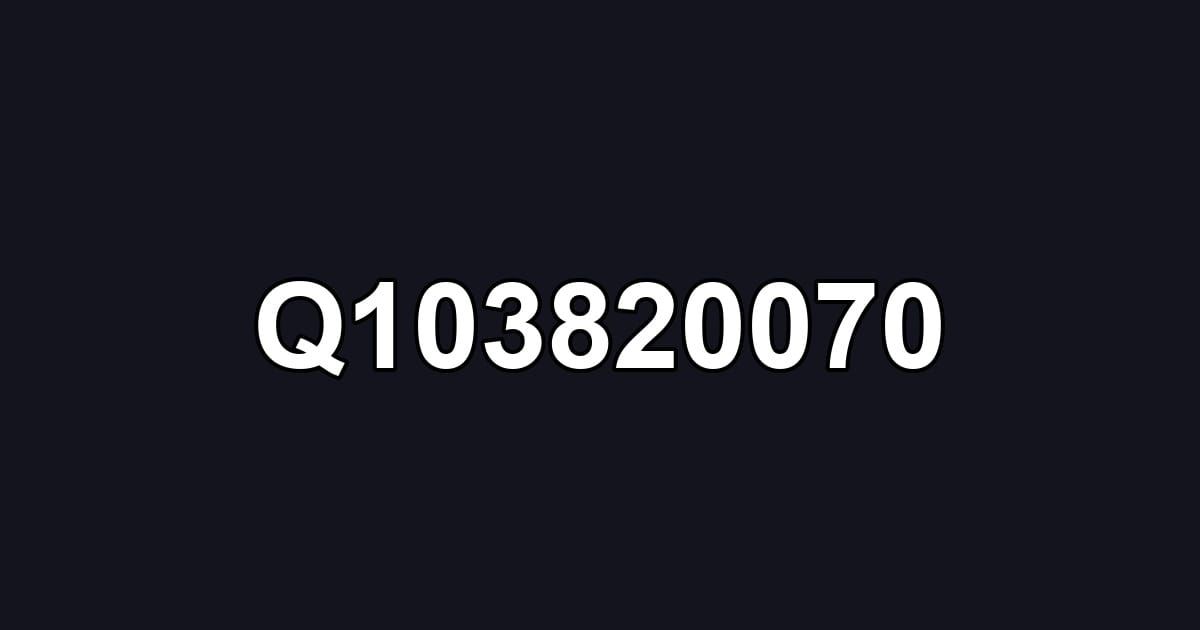 Q103820070