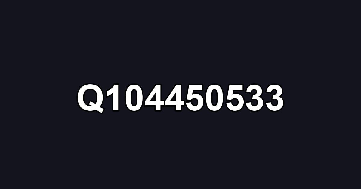Q104450533