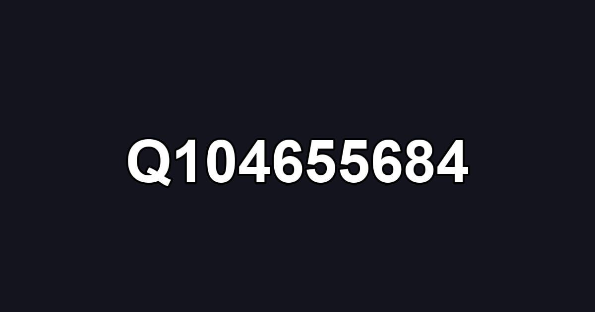 Q104655684