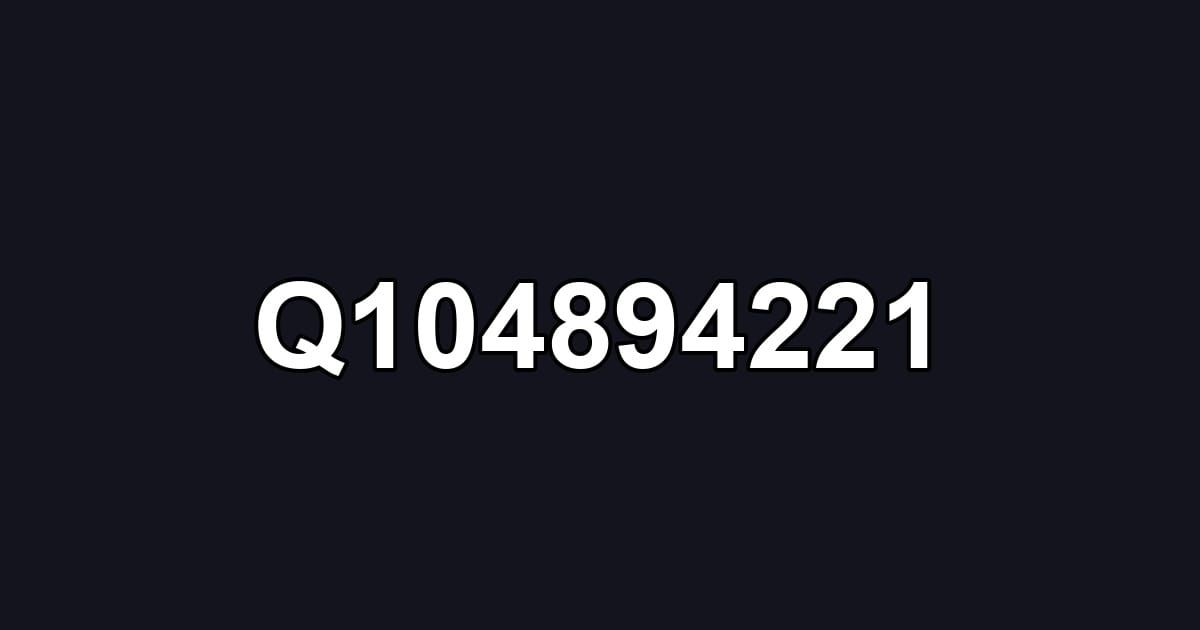 Q104894221