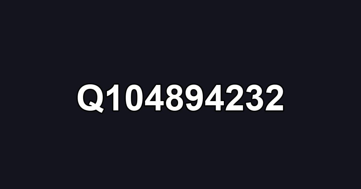Q104894232