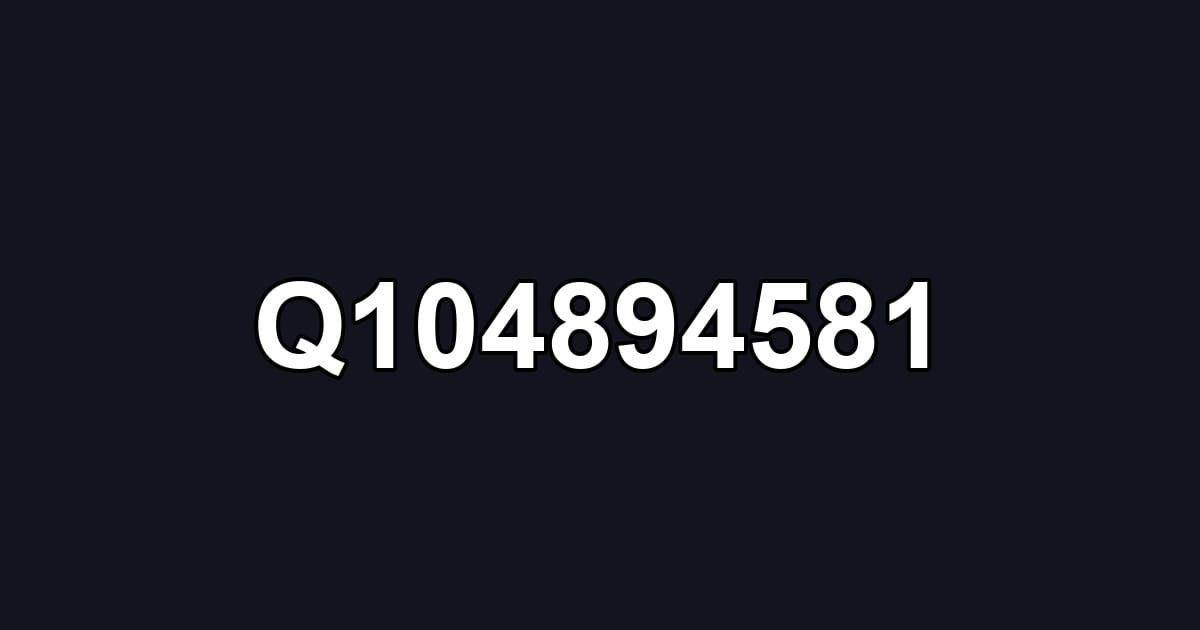 Q104894581