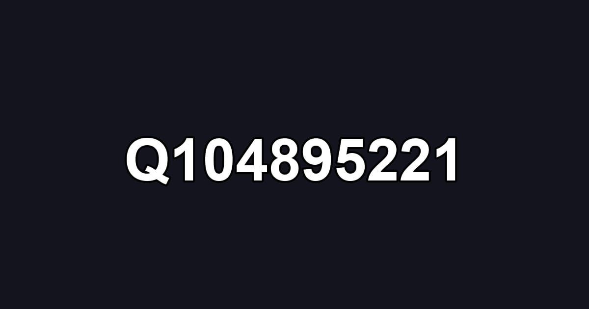 Q104895221