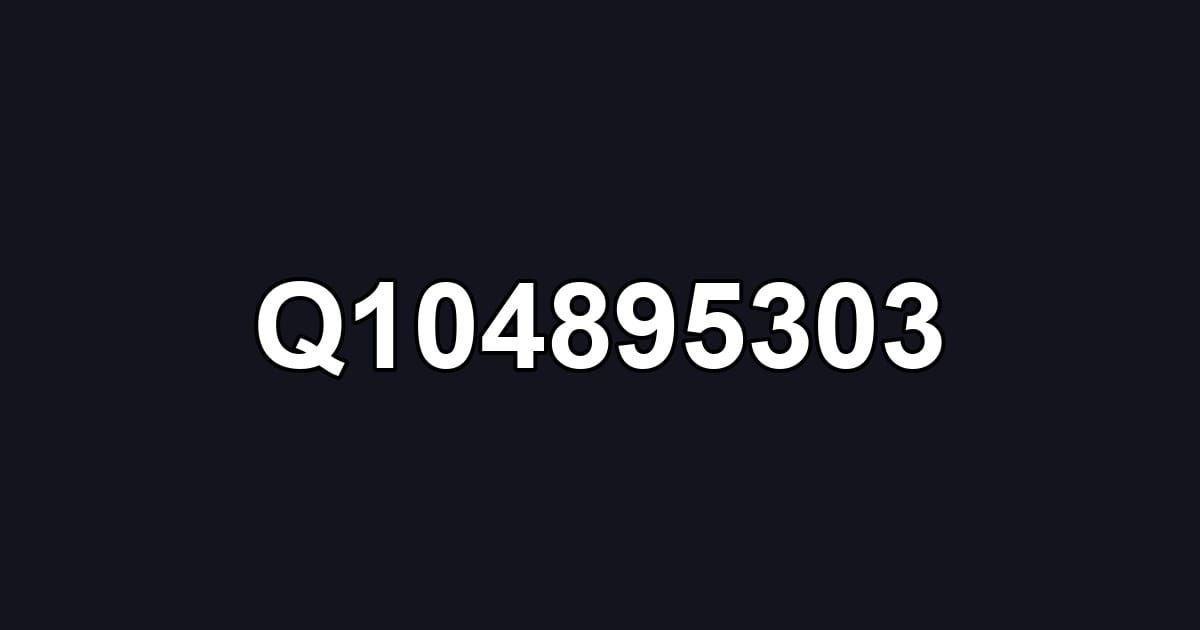 Q104895303