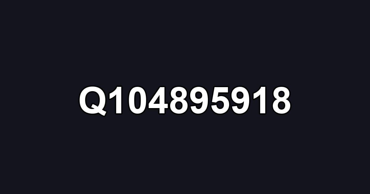 Q104895918