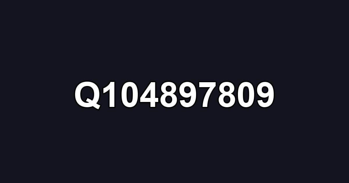 Q104897809
