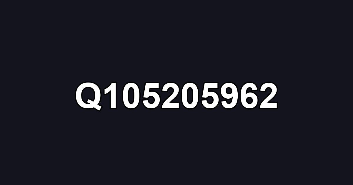 Q105205962