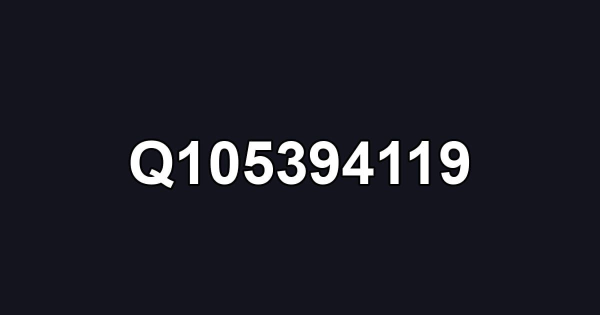 Q105394119