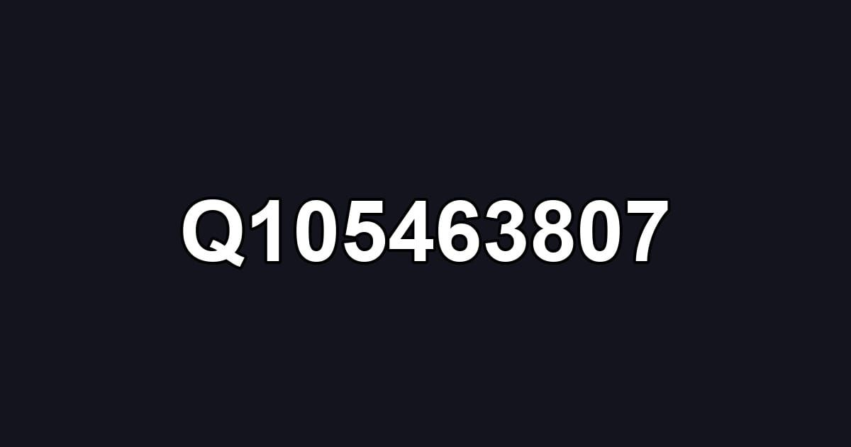 Q105463807