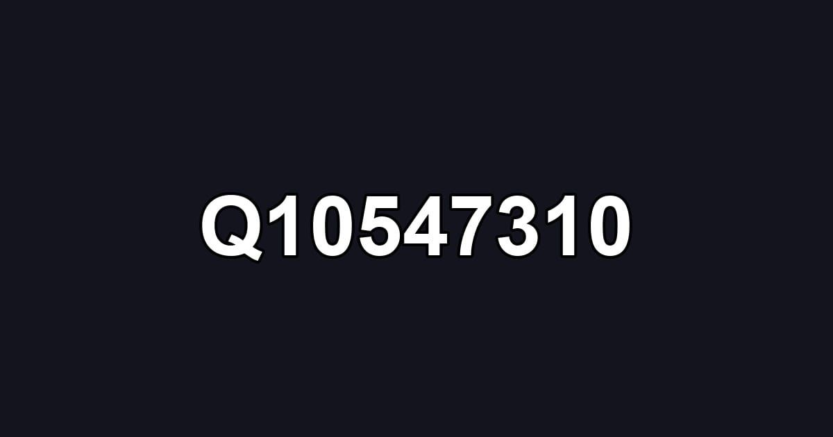 Q10547310