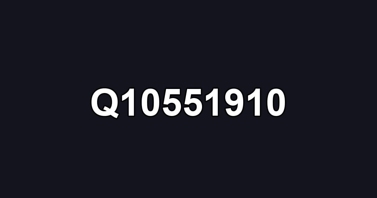 Q10551910