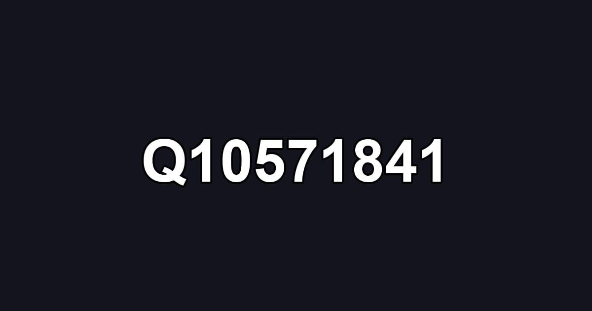 Q10571841