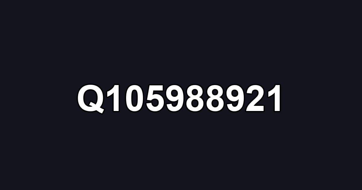 Q105988921