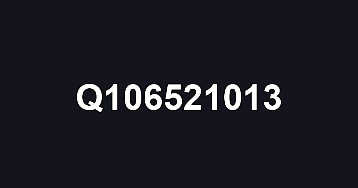 Q106521013