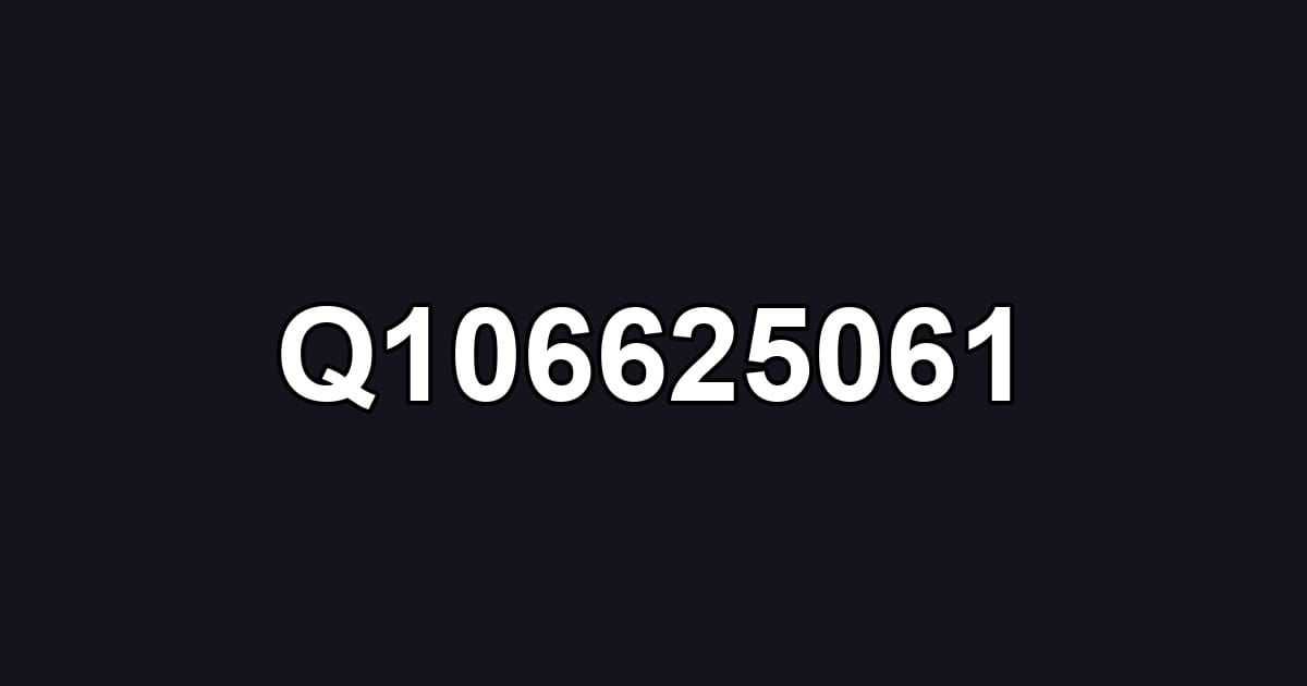 Q106625061