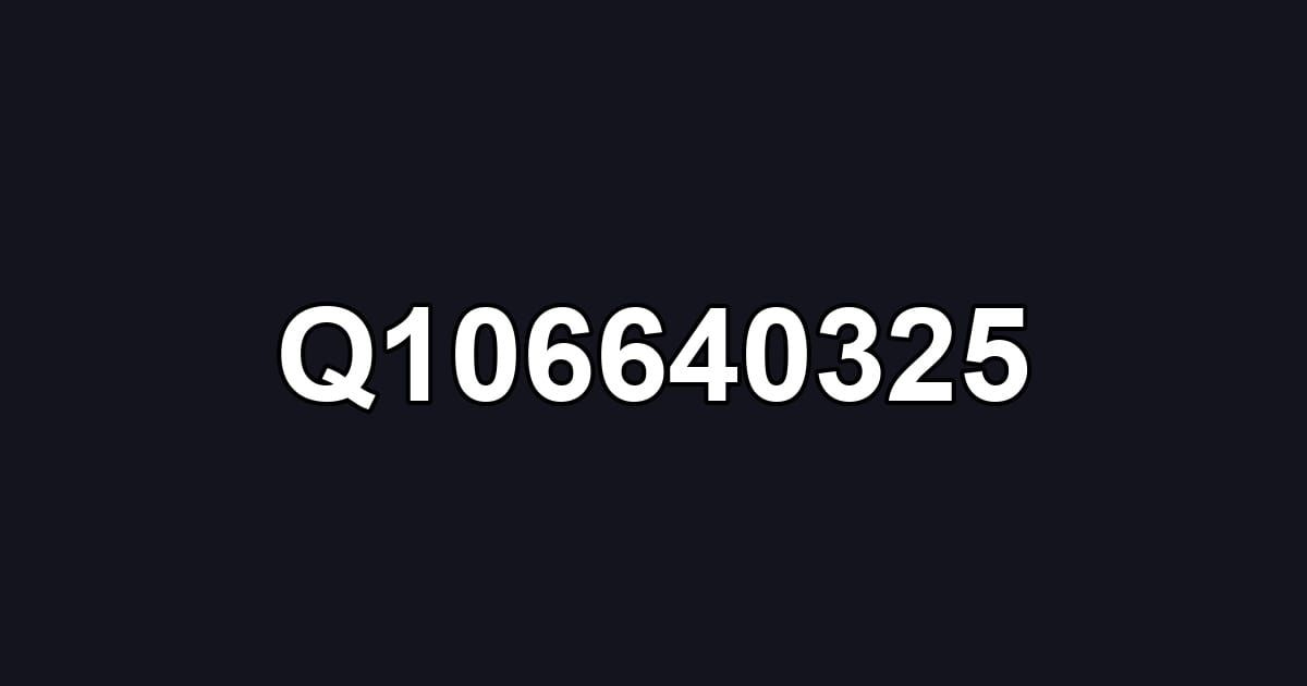 Q106640325