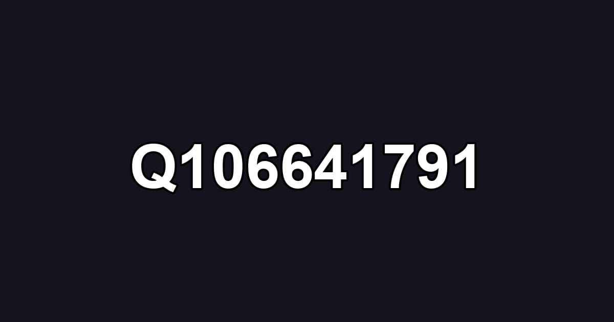 Q106641791