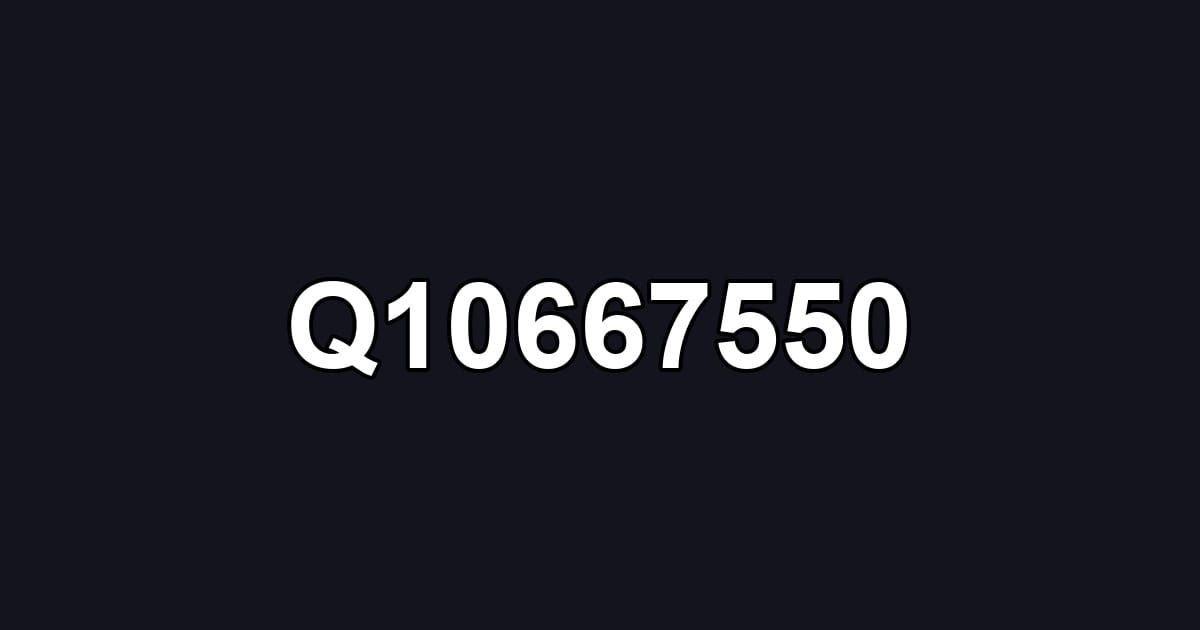 Q10667550