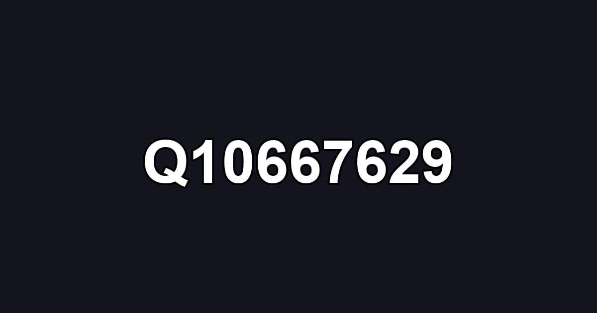Q10667629