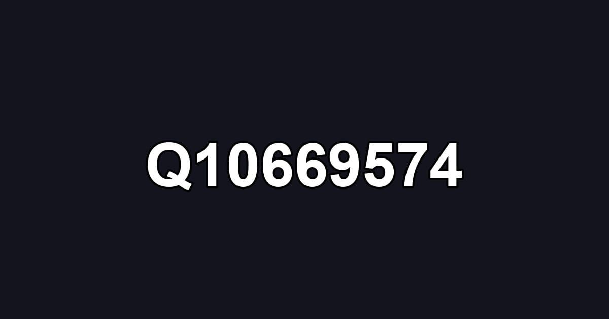 Q10669574