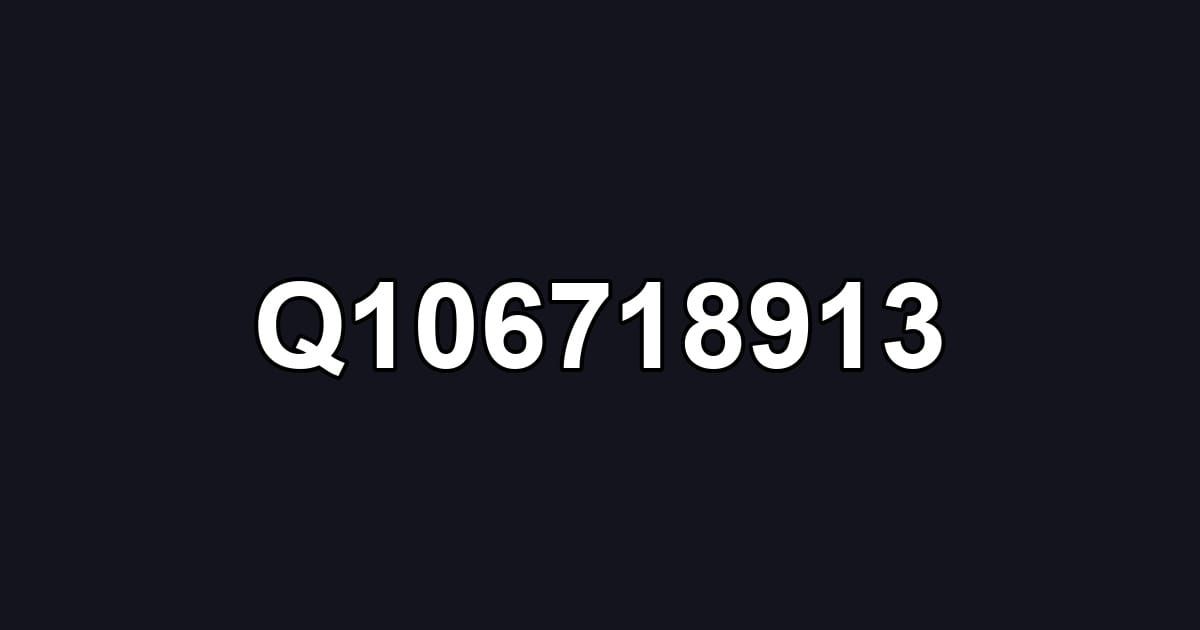 Q106718913