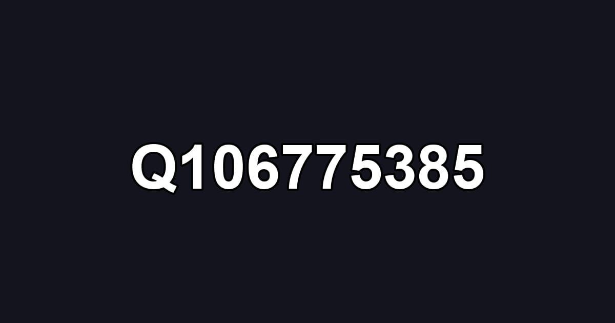 Q106775385