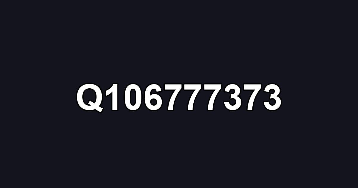 Q106777373