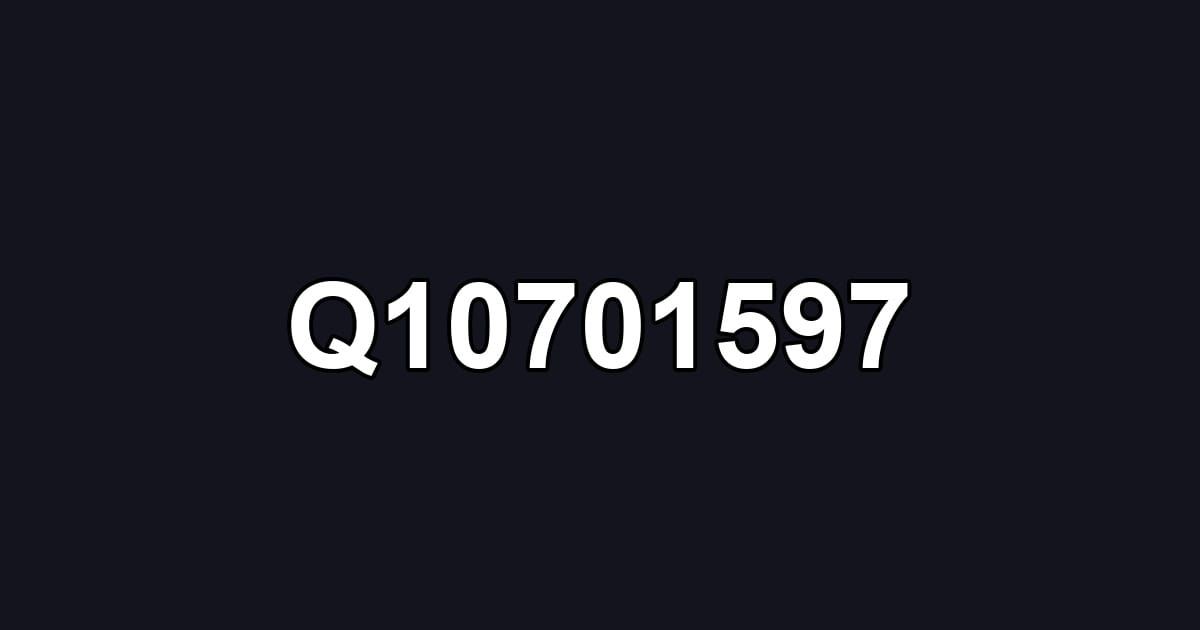 Q10701597
