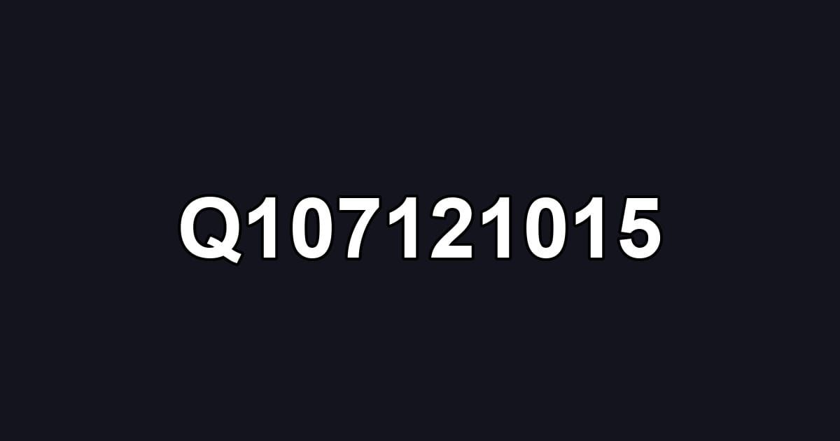 Q107121015