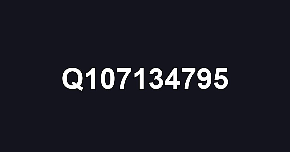 Q107134795