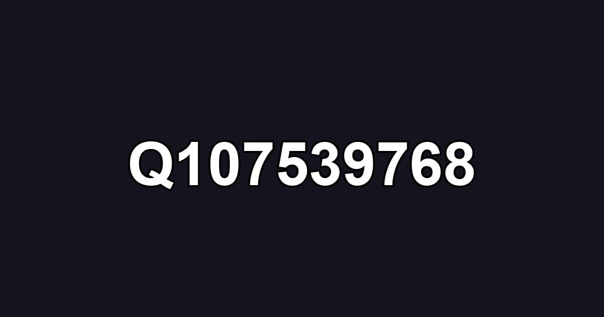 Q107539768