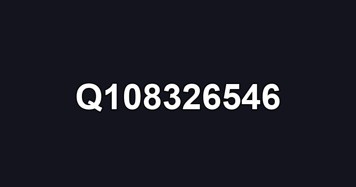 Q108326546