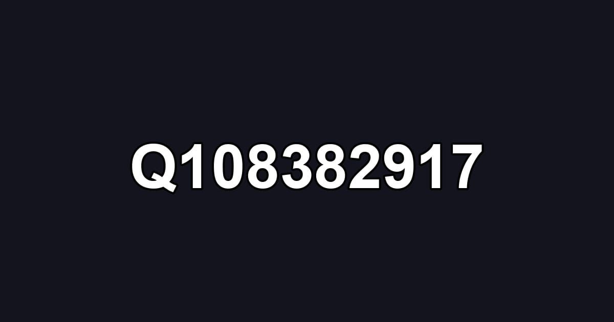 Q108382917
