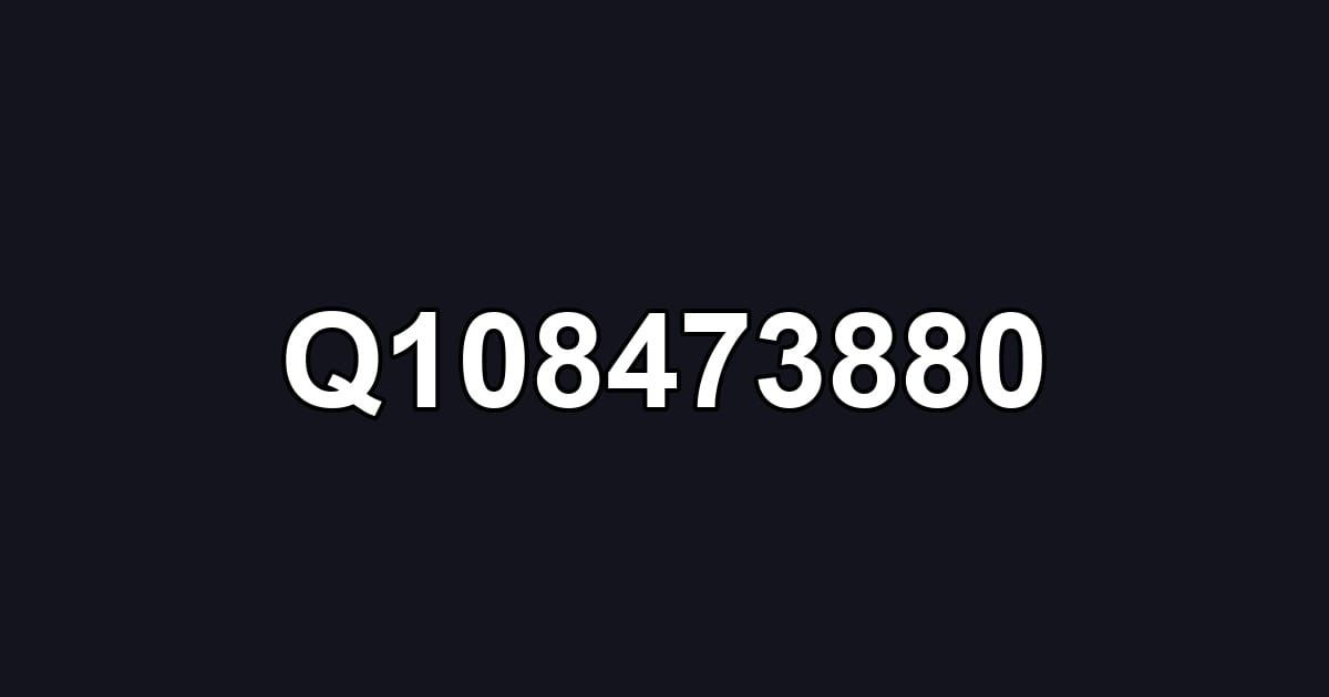 Q108473880
