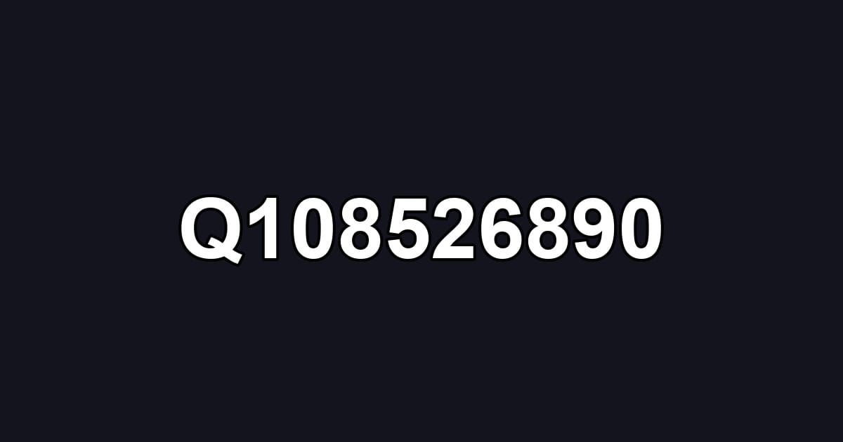 Q108526890