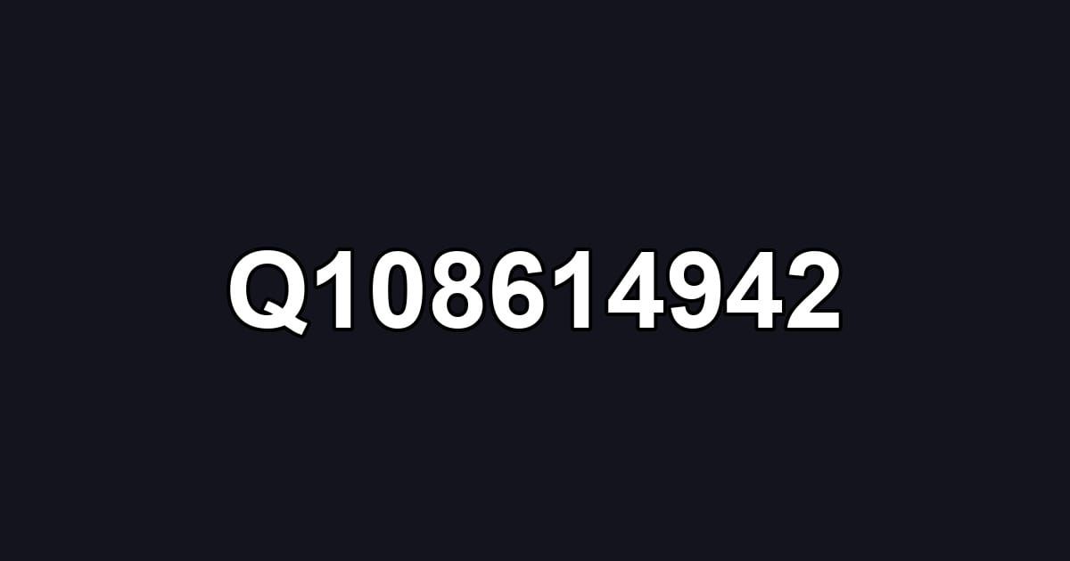 Q108614942