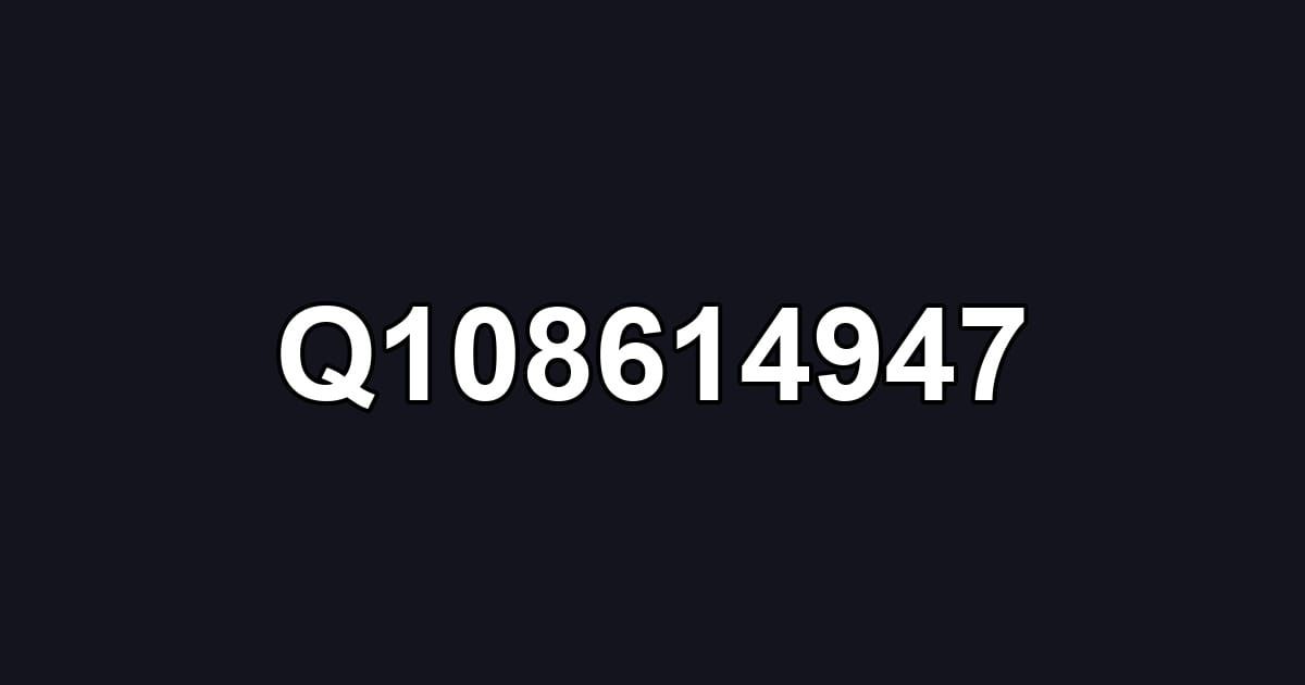 Q108614947
