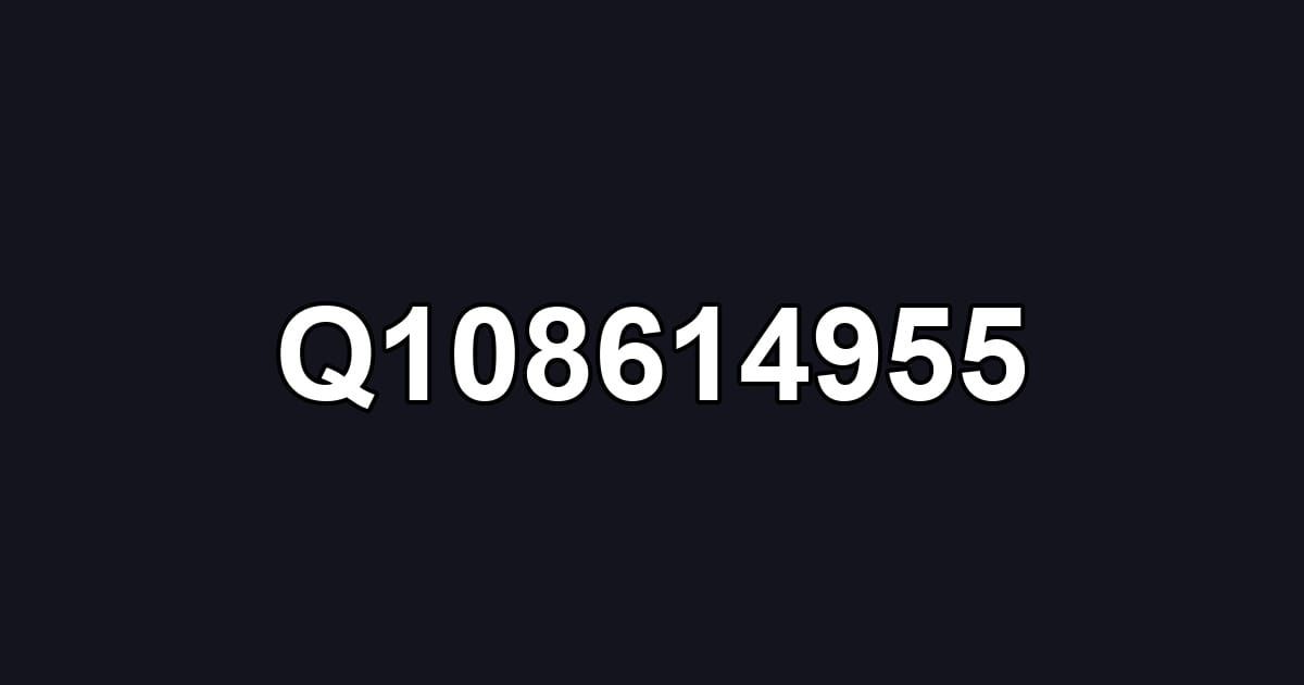 Q108614955