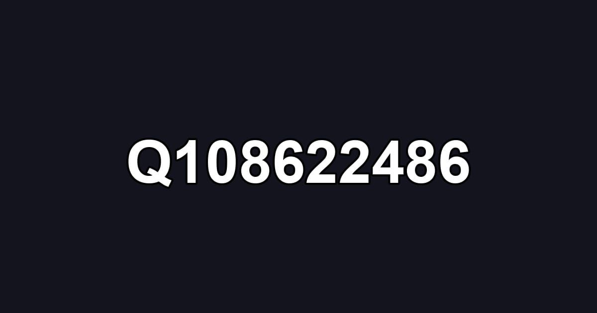 Q108622486