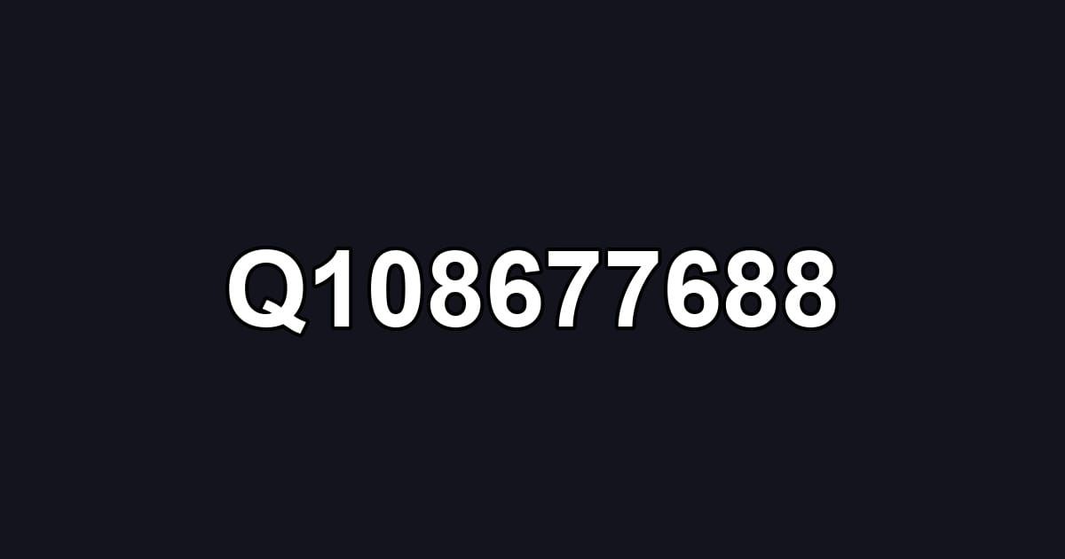 Q108677688