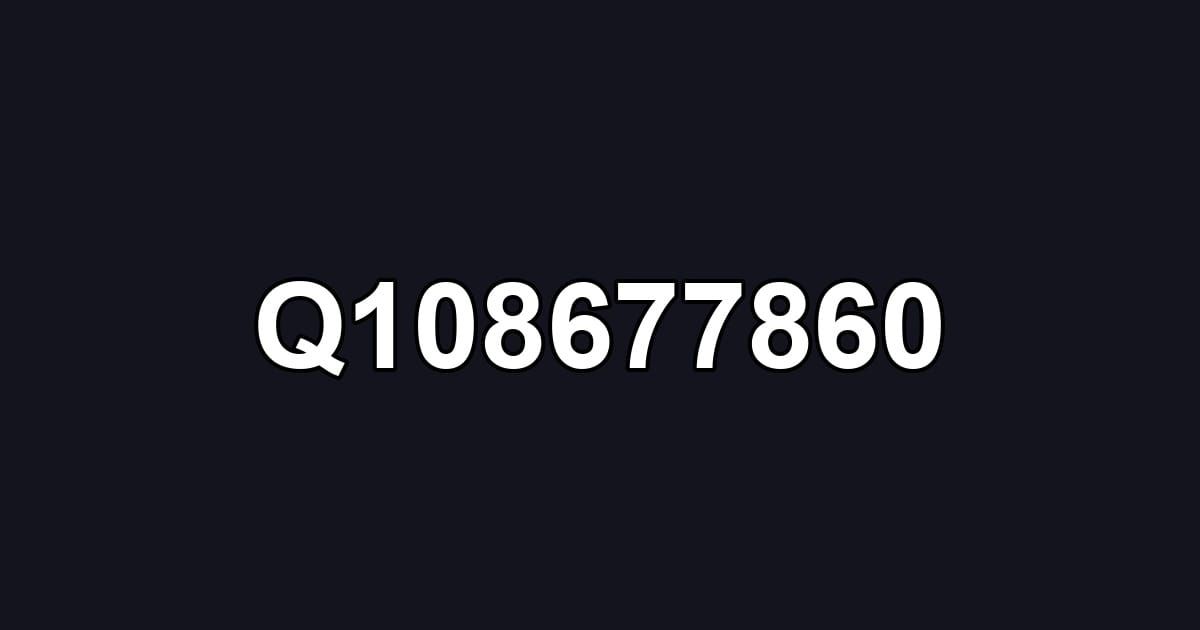 Q108677860