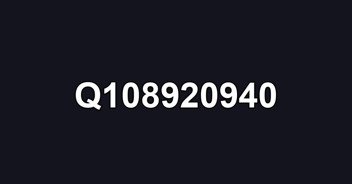 Q108920940